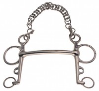 Pelham Kandare  12,5 cm  Edelstahl ARBO-INOX