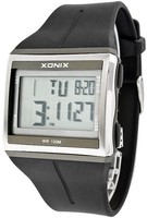 Digitale sportliche Armbanduhr XONIX mit Stopper Alarm Timer WR100 Unisex
