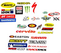 Bike Fahrrad aufkleber 29 Stück Sticker helm racing MTB DH frame Cycling BMX