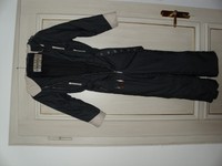 Emmegi Skianzug Skianzüge M Ski Skisport Sport schwarz grau neuwertig Kinder 