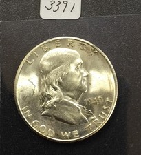 1949-S Franklin 50C (#3391) Choice Bu. Spotting. Carefully Check out the Photos.