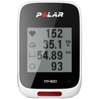 Polar M450 Fahrradcomputer mit Smart-Herzfrequenz-Sensor, GPS und Barometer Weiß