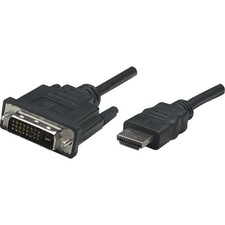 New listing
Manhattan Hdmi To Dvi-D Dual Link Cable, 6', Black - Supports Existing Hd (720P,
