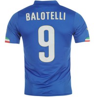 Italien Fußball Heim Trikot Puma Gr. 2XL #9 BALOTELLI Nationalmannschaft WM neu