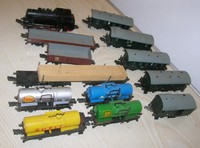 ROKAL Spur TT - Konvolut verschiedener Fahrzeuge - Lok & Waggon