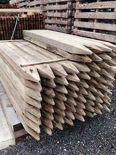 1.8m Green Tanalised Post 125x75mm 4 way pointed - Post & Rail - £5.95