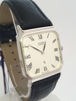 CITIZEN OROLOGIO MAN WATCH UHR RELOJ VINTAGE ORIGINAL LEATHER CT767 DE