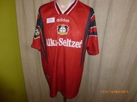 Bayer 04 Leverkusen Original Adidas Heim Trikot 97/98 "ASPIRIN" + Nr.9 Gr.XL TOP