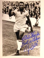 PELE original signiert – GROSSFOTO !!!