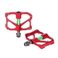 2X Aluminiumlegierung MTB Fahrrad-gedichtetes Lager Plattform Pedale Neue X4K3