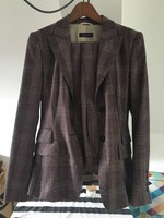 Strenesse Gabriele Strehle Anzug Damen Blazer Hose Business Gr. 36 S braun