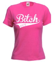 BITCH 100%, SLOGAN/NOVELTY, LADIES T-SHIRT novelty, Birthday Gift