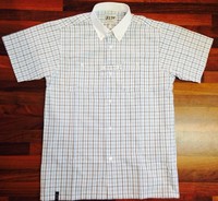 Blau-weiß kariertes Turnierhemd, Herren,  S  ***AKTION nimm 2 zahl 1***