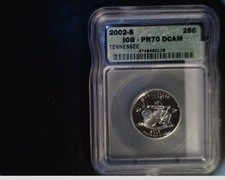 2002-S Tennessee State Quarter, Icg Pr70 Dcam (Us-719)