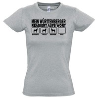 WTHAWP T-Shirt Women Pferde WÜRTTEMBERGER reagiert aufs Wort Siviwonder 