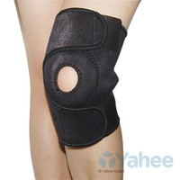 Kniestütze Kniebandage mit zwei Klettverschlüssen Schutz für Knie Bandage 