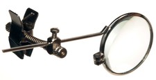 10X Single Clip-On Glass Lens Nickle Eyeglass Loupe Mi126-10 Us Fast Free Ship