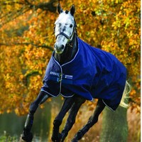 Horseware Amigo Turnout Bravo 12 lite navy  Regendecke Weidedecke 