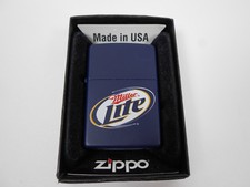 Zippo Miller Lite FACTORY SEALED #24791 NEW Miller Beer 2011 Zippo Lighter