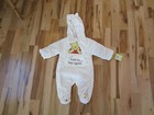 Disney Infant Baby Winnie the Pooh Born to Bee Sweet White Snowsuit Soft Plush