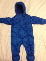 REI Goose Down Bunting Snowsuit, 18 Months Blue Great. Snow suit~