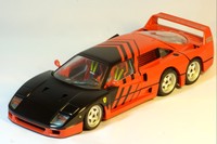 1:18 Ferrari F 40 3 Achsen Stretch Limo Decarro Rot, Schwarz