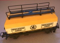 Röwa HO 2058 Güterwagen "Heidelberger Zement" sehr gut- Röwa freight car cement