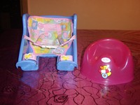 Baby Born Fahradsitz und Toilettentöpfchen