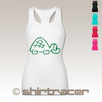 BL8770 Damen Frauen Tank Top Racerback - Sonstige Tiere - Schildkröte