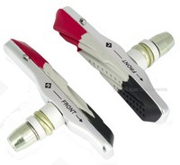 Tricolor Bremsgummi-Cartridges für Shimano V-Brakes & kompatible Systeme, Paar