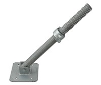 Kippspindel Gerüstspindel Gerüstfüße Spindel neu Gerüst 38mm 50 cm bew.Fußplatte