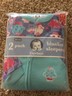 NEW Girls Gerber 2-pack Teal Purple Cupcake Zip Up Sleeper Sz 4T NWT