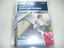 RV - Motorhome  Party Light Holders - Fits in Roller Bar Channel - Pack of 7