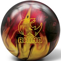 Brunswick Rhino Reaktiv Bowling Ball Schwarz/Rot/Gold Perfekt Für den Einstieg