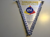 Karlsruher SC XL Wimpel  BRD Versandkostenfrei ca 37x24 cm