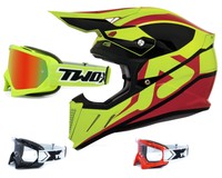 Acerbis Profile 2.0 Helm Kingslayer MX Enduro in S M L XL mit TWO-X Crossbrille