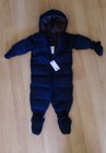 Baby Gap 12-18 M, Blue Bunting Snowsuit lined Removable mittens/ booties NWT