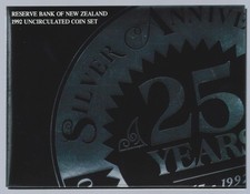 1992 New Zealand 7 Coin Uncirculated Mint Set