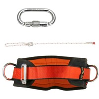 Klettergurt mit Sicherheitsseil Kletterseil Rückenstütze Sicherheitsgurt Seil