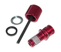 RockShox Domain/Lyrik/Totem Ext Reb Adjust Knob rot