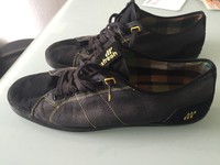 Boxfresh Sneakers Fungo Denim Herren Schwarz Gelb Größe 45