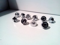 80x Zierstopfen / Zierschrauben für Alufelgen vielzahn verchromt Neu wow