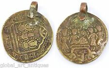 Rare vintage temple token Old collectible ram token amulet pendant. G29-67