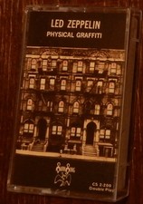 Led Zeppelin Physical Graffiti Atlantic Swansong Cassette no bar code