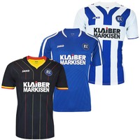 JAKO KARLSRUHER SC HEIM AUSWÄRTS AUSWEICH FUSSBALL TRIKOT KA 2015/2016 KSC