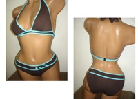 280 s. OLIVER  Bikini  + Körbchen  braun 75% Polyamid  Gr. 34