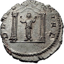 SALONINA 258AD Cologne SEGETIA TEMPLE Authentic Ancient Silver Roman Coin i58535