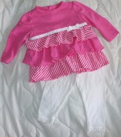 Sz 12 Mon Hartstrings Shirt Nannette Baby Leggings Baby Girl
