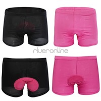 Damen Fahrradhose Radhose Kurz Radlerhose Radshort Sporthose Gel Sitzpolster NEU