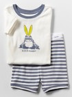 Baby Gap boys pajamas shorts 2/pc frog bunny rabbit easter 2t NWT